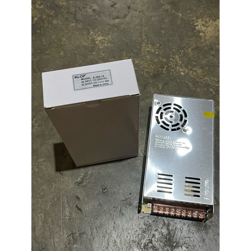 Power Supply 12V 30Ampere Adaptor Switching 12V 30Ampere