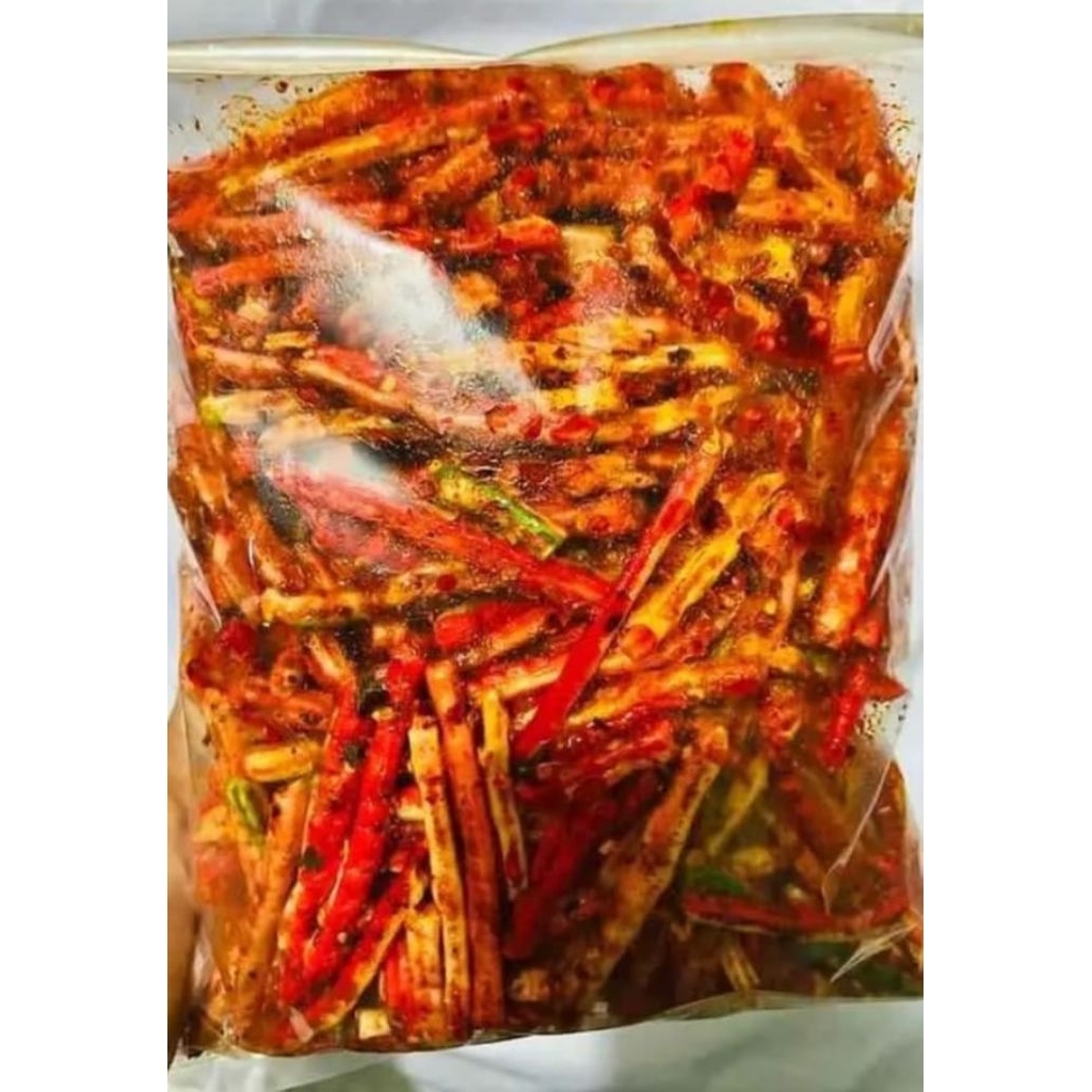 

SEBLAK KERING KERUPUK BETON 500gr PEDAS DAUN JERUK / CAMILAN PEDAS GURIH