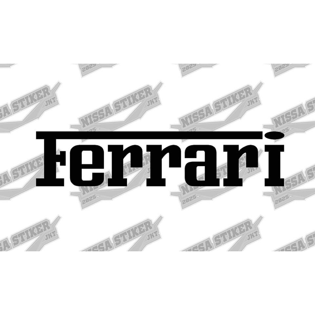 

Stiker cutting Ferrari stiker murah berkualitas