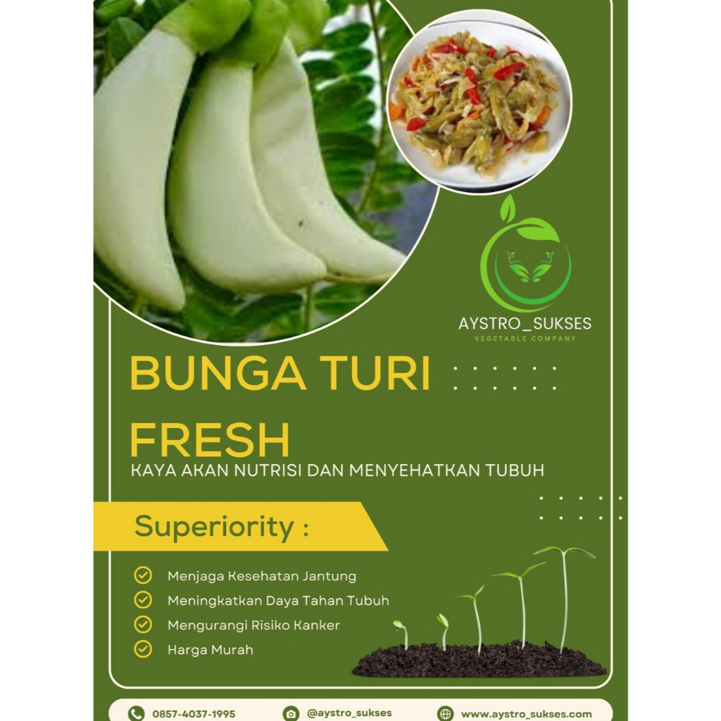 

Kembang Turi Segar 200 Gram
