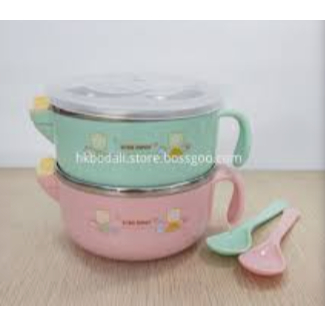 mangkok stainless set sendok