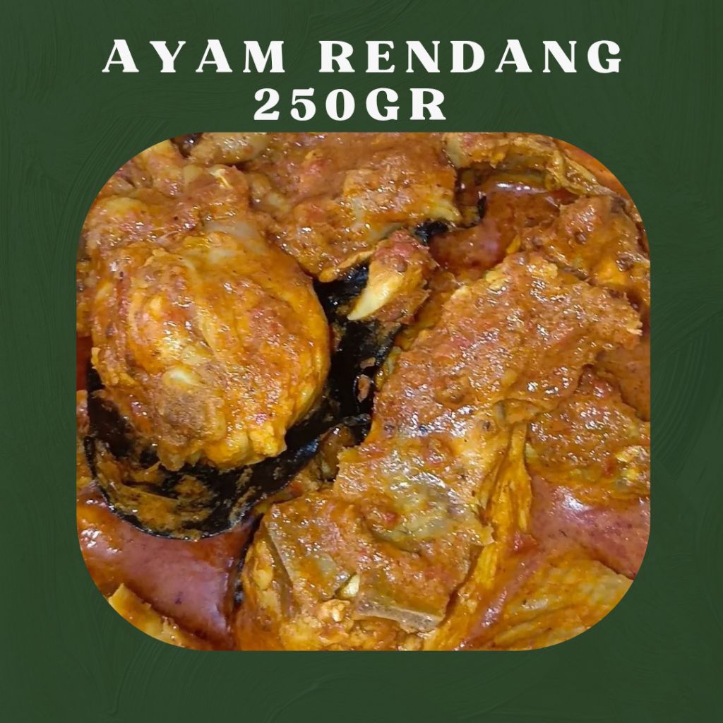 

Ayam Rendang Vacuum / Frozen / Siap Saji 250gr