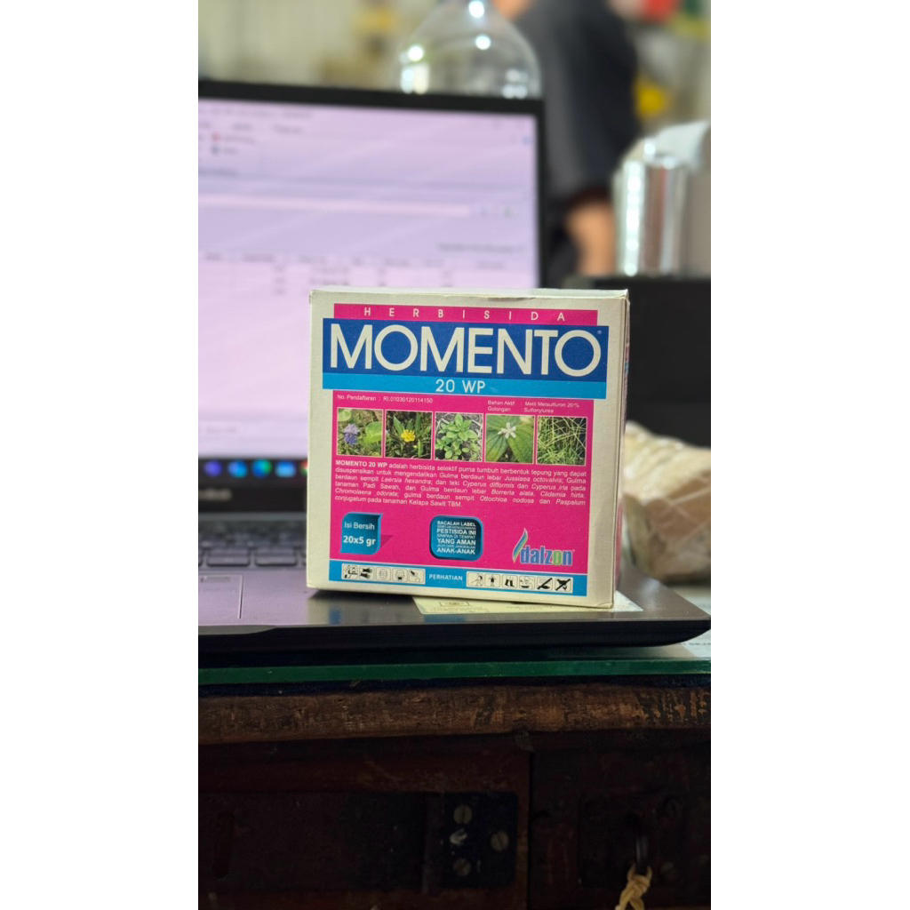 HERBISIDA MOMENTO 20 WP (20 SACHET X 5 GRAM)