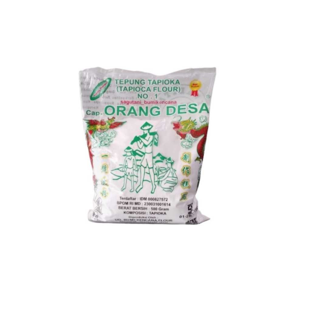 

Tepung Tapioka Cap Orang Desa 1Kg - Sagu Tani Asli