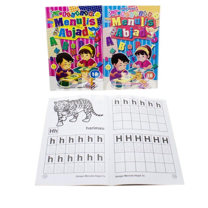 [2 Buku] Belajar Menulis Abjad Huruf - Buku Anak PAUD TK
