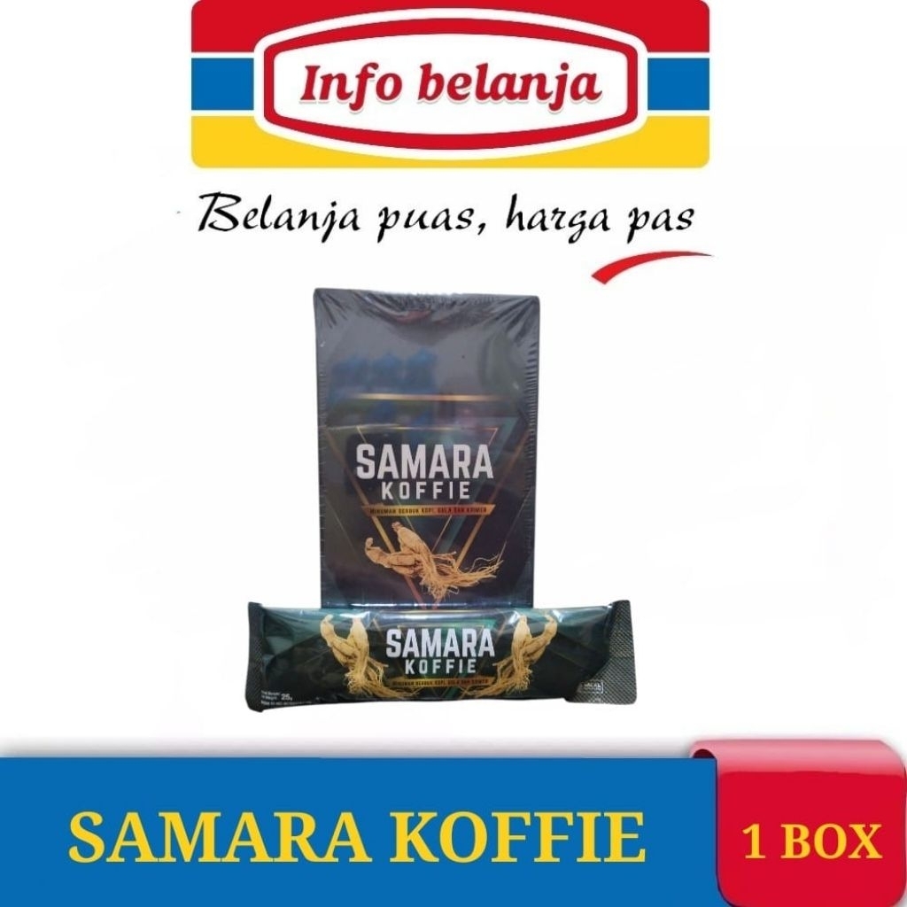 

SAMARA KOPI GINSENG ASLI | KOPI SAMARA ORIGINAL | SAMARA KOFFIE | KOPI STAMINA PRIA KUAT TAHAN LAMA
