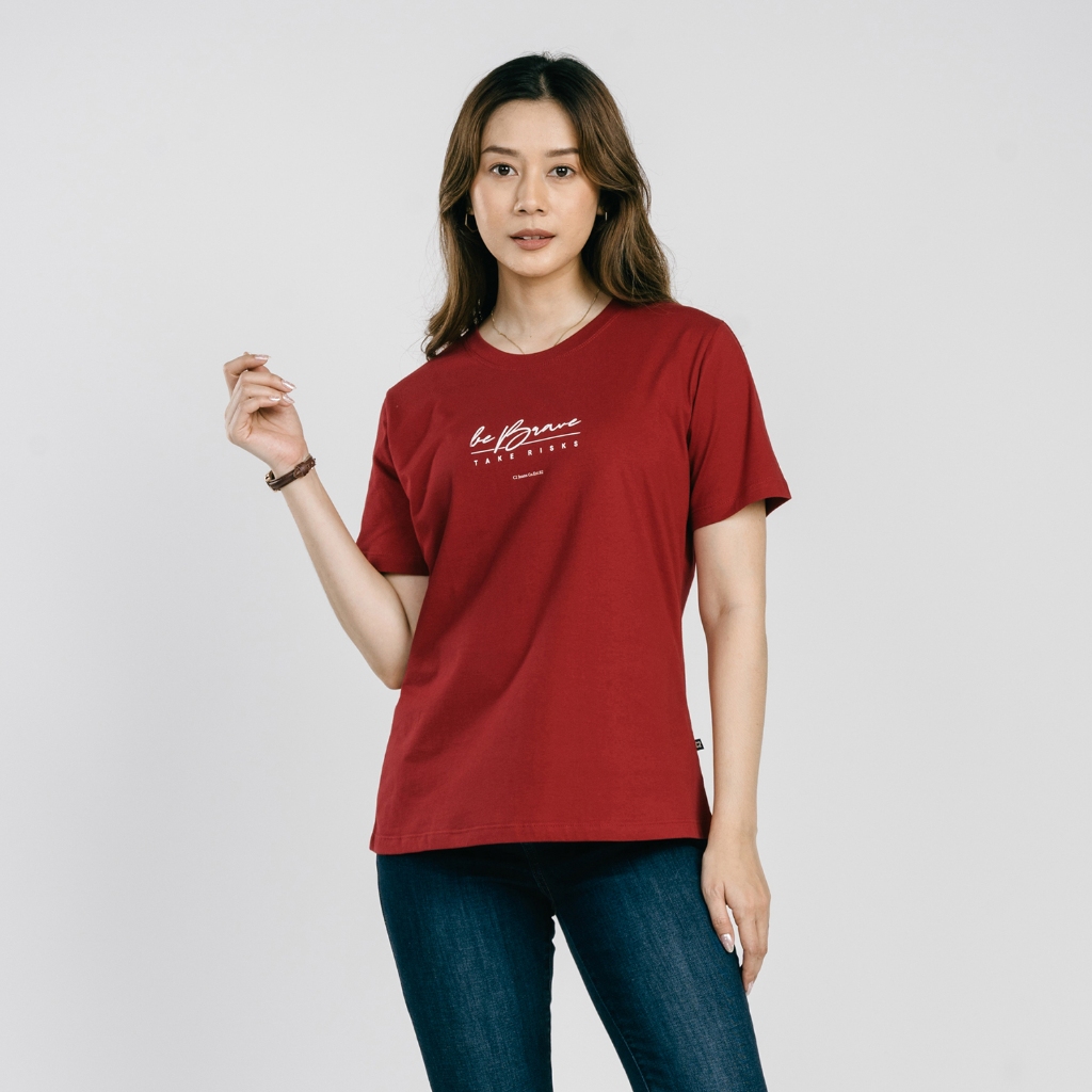 C2 Sicily Red T-Shirt Wanita