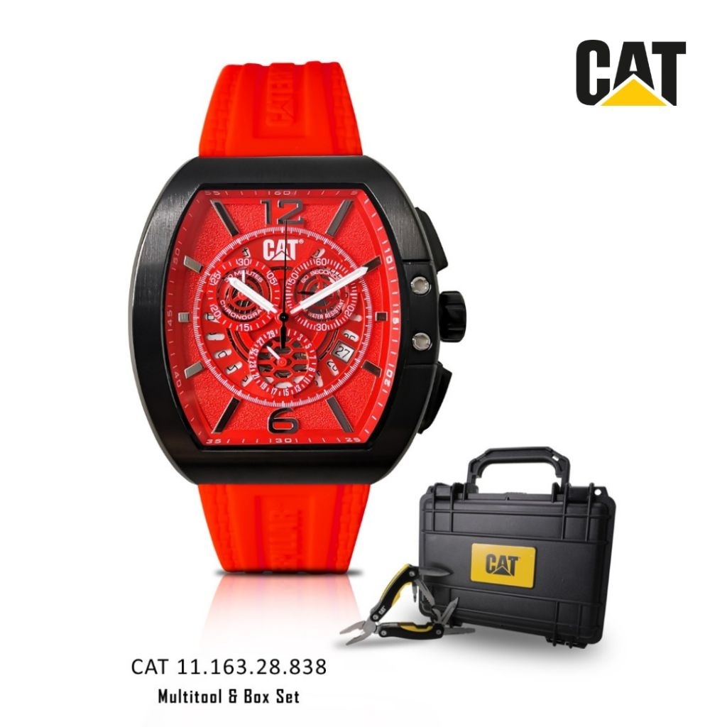 Jam Tangan Pria CATERPILLAR CAT 11.163.28.838 Multitool & Box Set