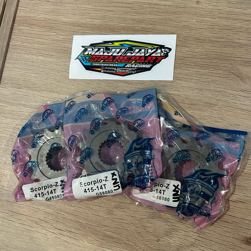 GEAR DEPAN 415 GIR TIPIS SCORPIO RIKO ( MATA 14 15 14 )