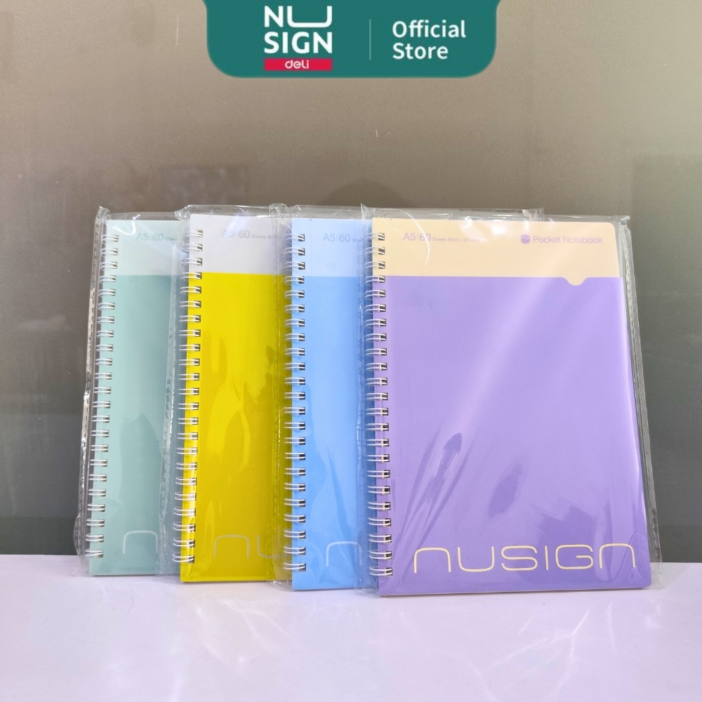 

DELI Nusign Notebook 210x148mm 60 sheets NS354