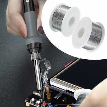 Kawat Timah Solder Flux Wire 1.0mm 50g - HD-1 - Silver