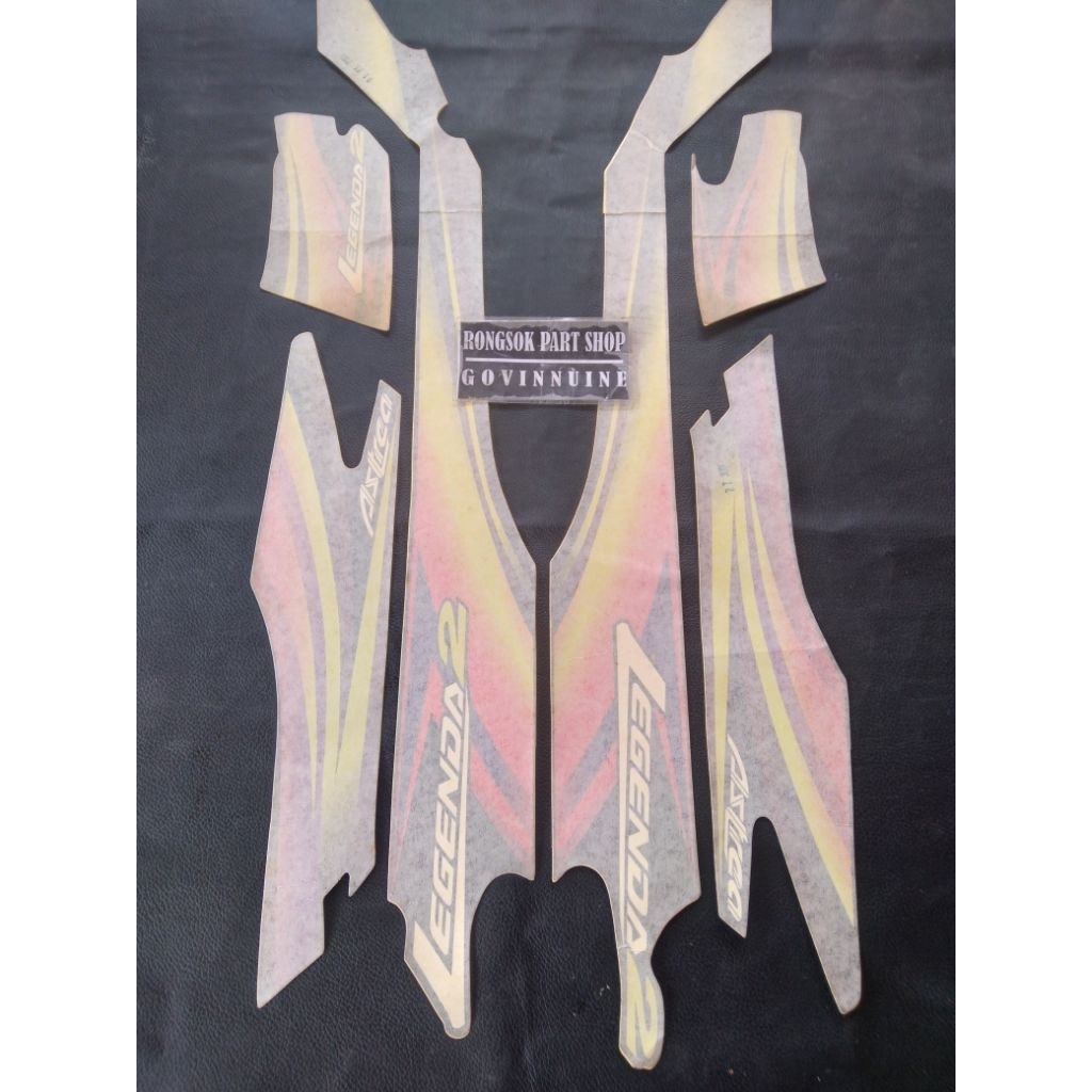 striping stiker lis honda legenda2 legenda 2 ori asli stok lama