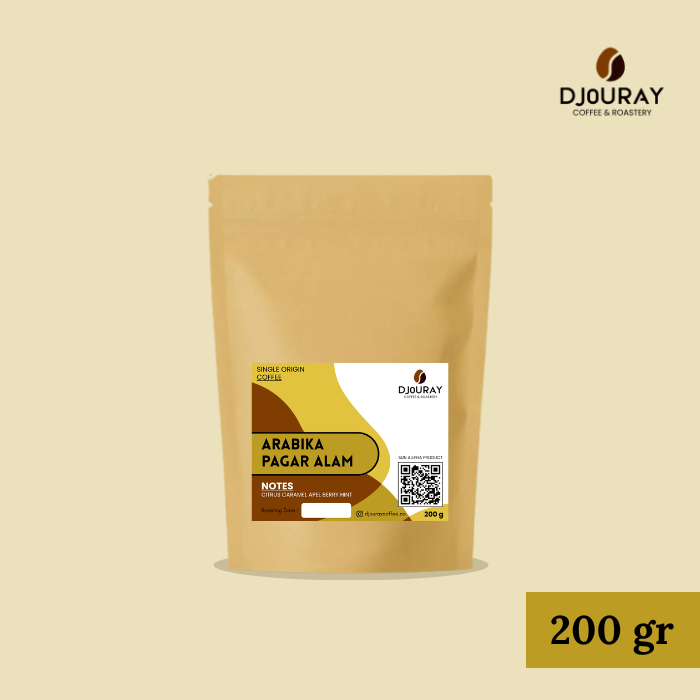 

Djouray Single Origin Pagar Alam, Biji Kopi Arabika Original