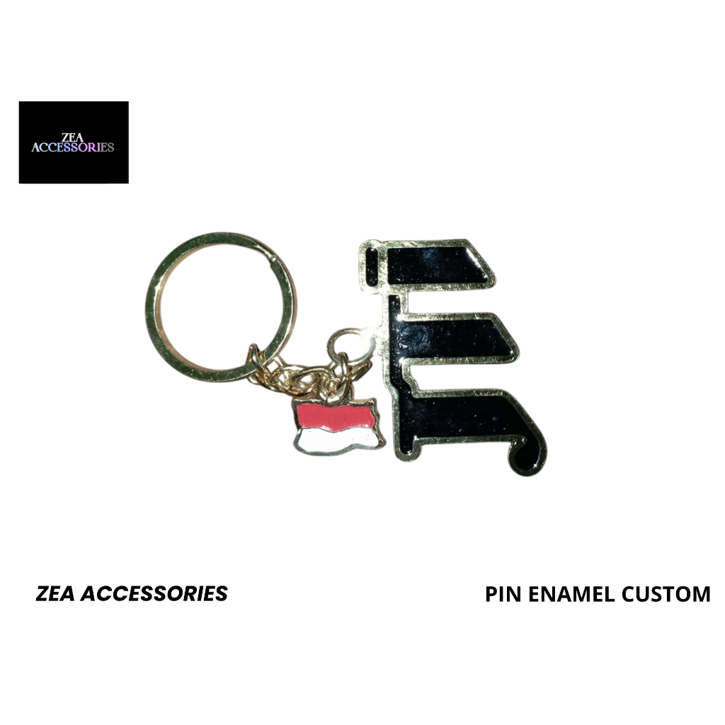 gantungan pin enamel custom logam blacksoft gold min15pcs/design