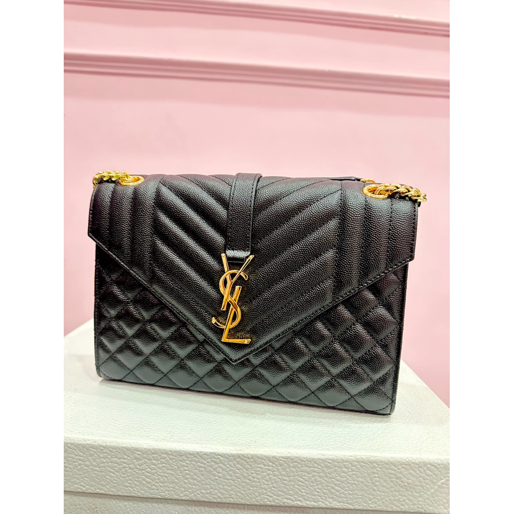 Preloved YSL Saint Laurent Envelope Medium Shoulder Bag