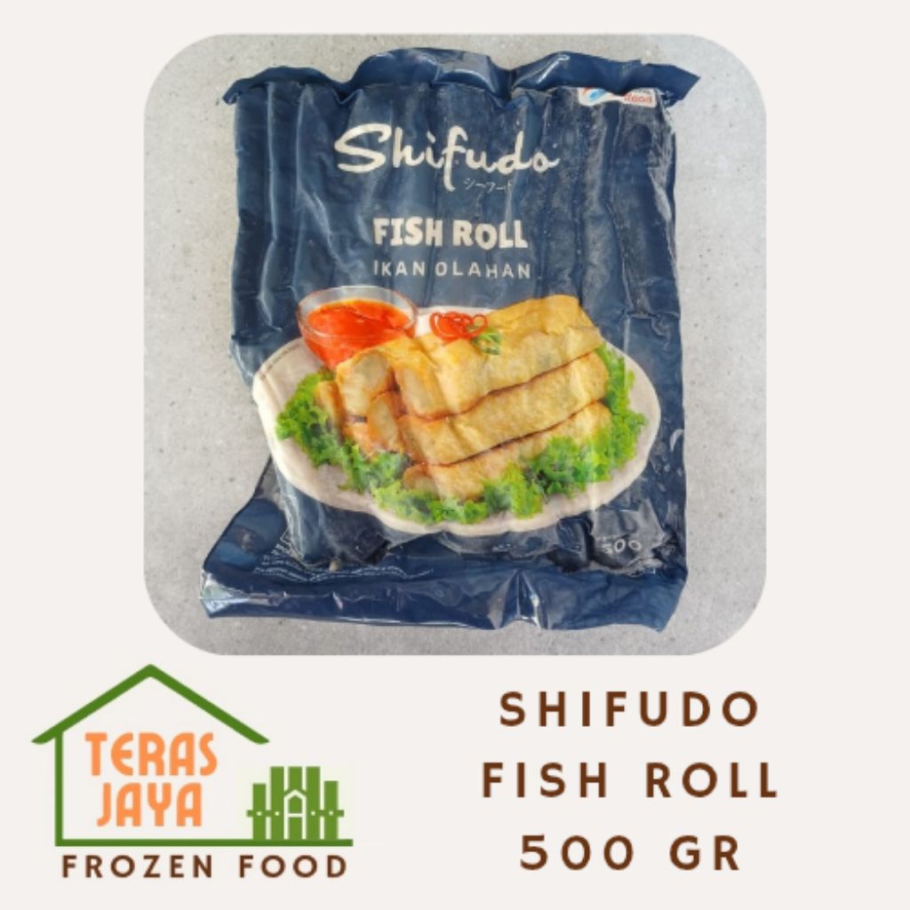 

SHIFUDO FISH ROLL 500 GR Frozen Food (makanan olahan beku seafood ikan)