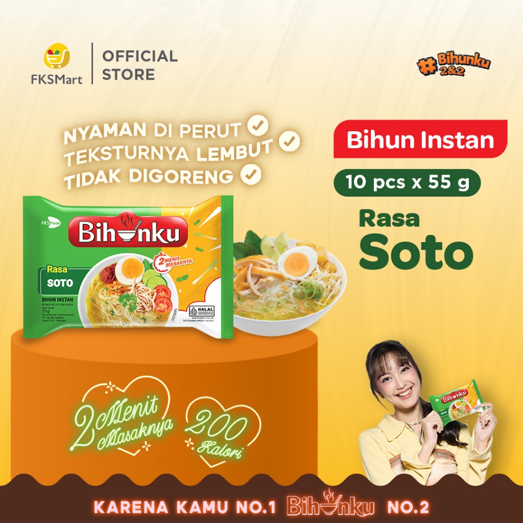 

Bihunku Soto Paket Isi 10