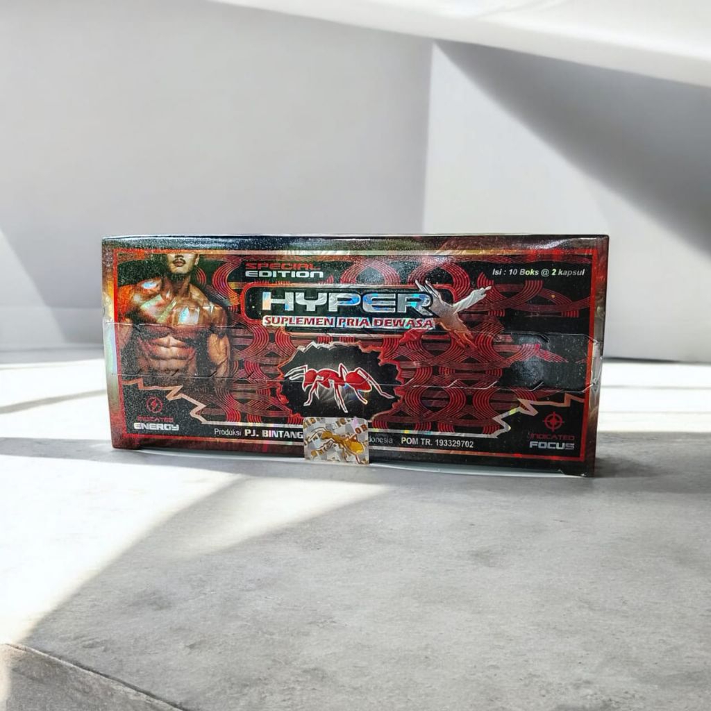 

Fullpack Hyperx Madu Bubuk 10 Pack 20 Butir Original