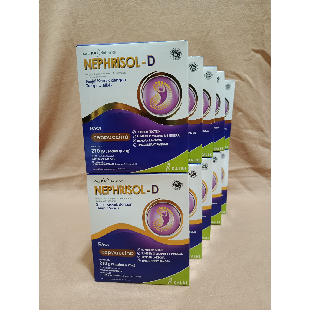 

Bundle 12 Box Nephrisol D Vanilla Cappucino