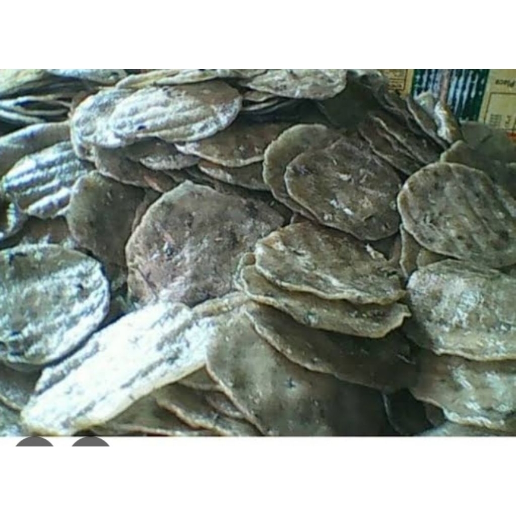 kemplang tunu / panggang mentah khas palembang