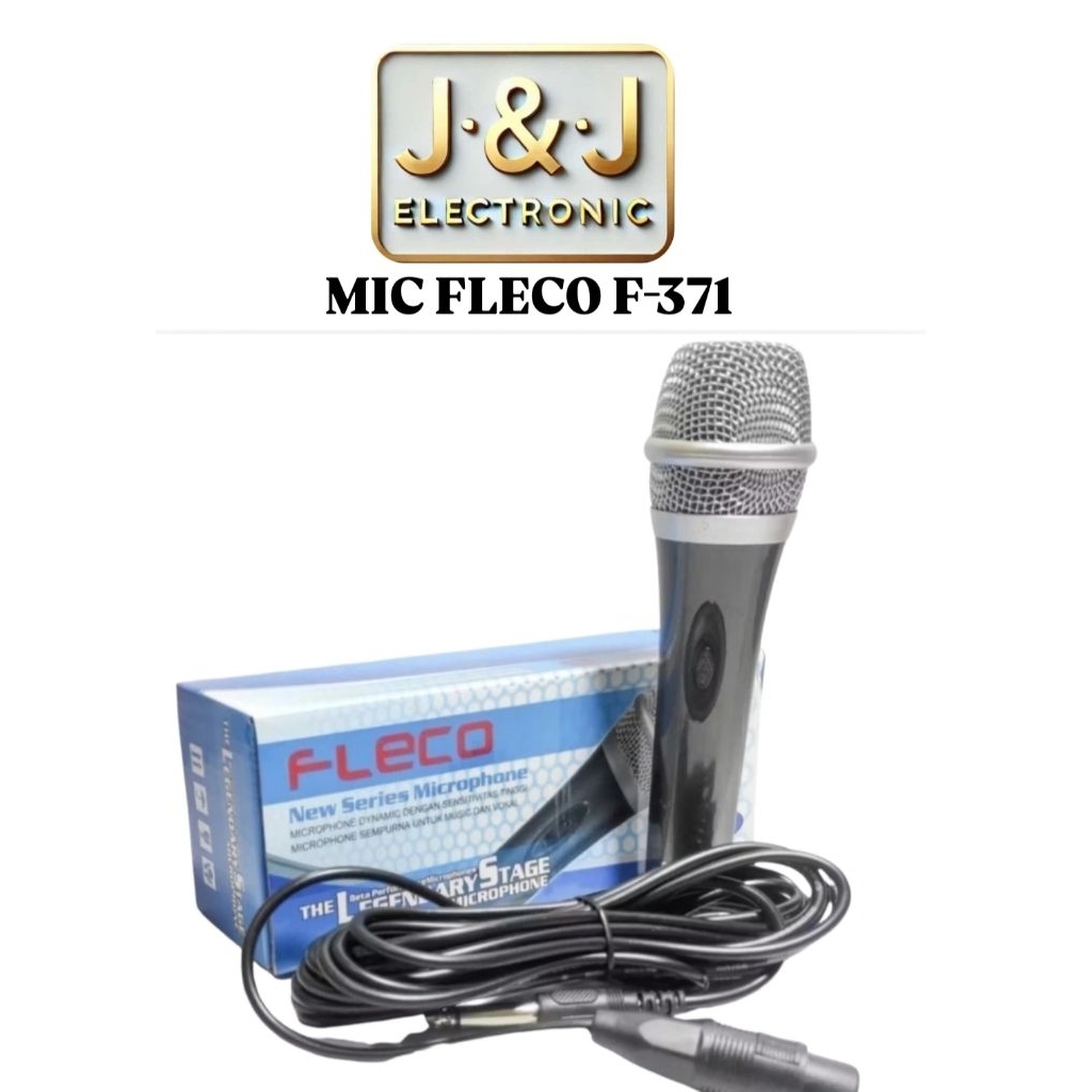 Mic Kabel FLECO Original F-371 / microphone karaoke / mic karaoke