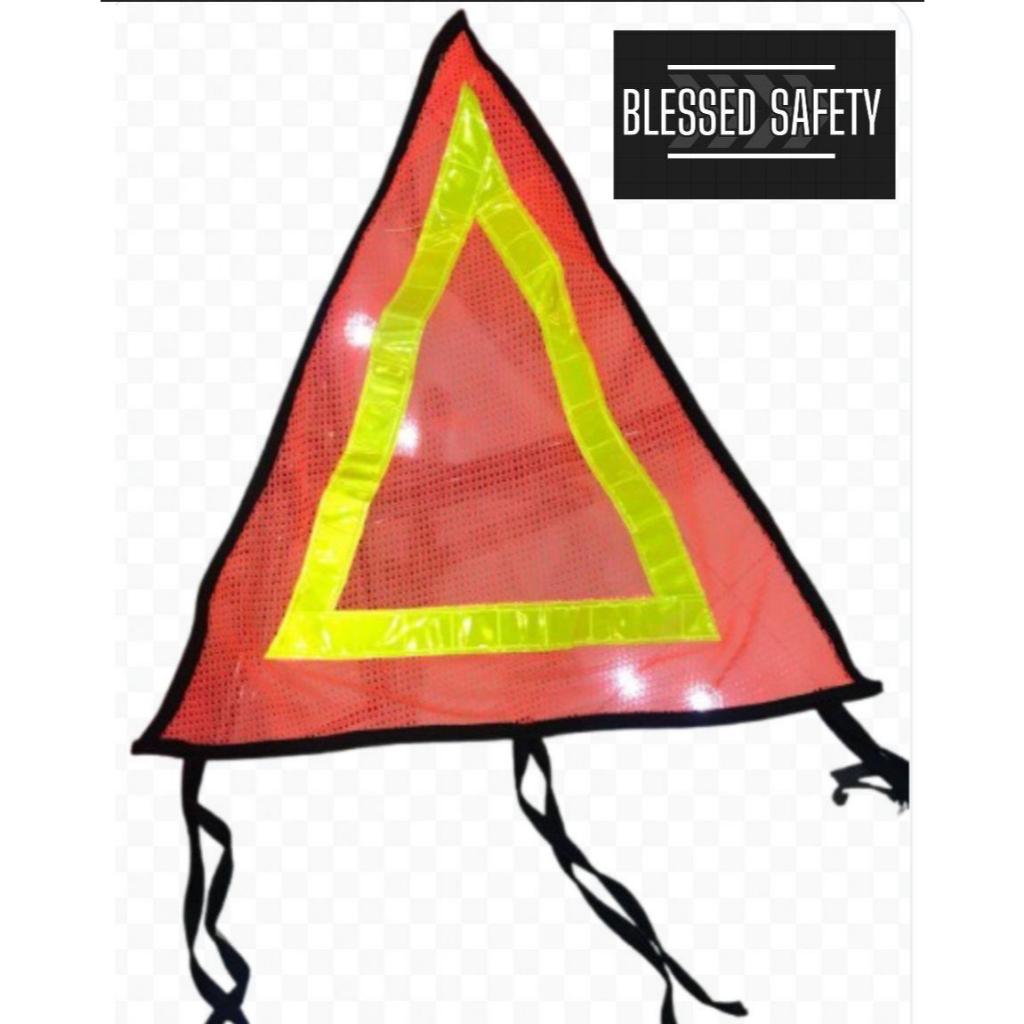 BENDERA TAMBANG / BENDERA SAFETY SEGITIGA MURAH DENGAN SCOTLITE UNTUK PRODUK KEAMANAN