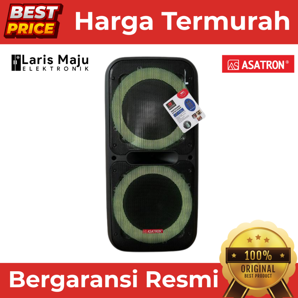 ASATRON Speaker Aktif TYPHOON Double Woofer 12 Inch Original Termurah