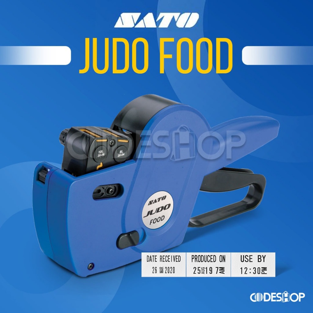 

SATO JUDO 22 Hand Labeller 2 Line Mesin Label Harga Tembak Huruf Angka Handlabel