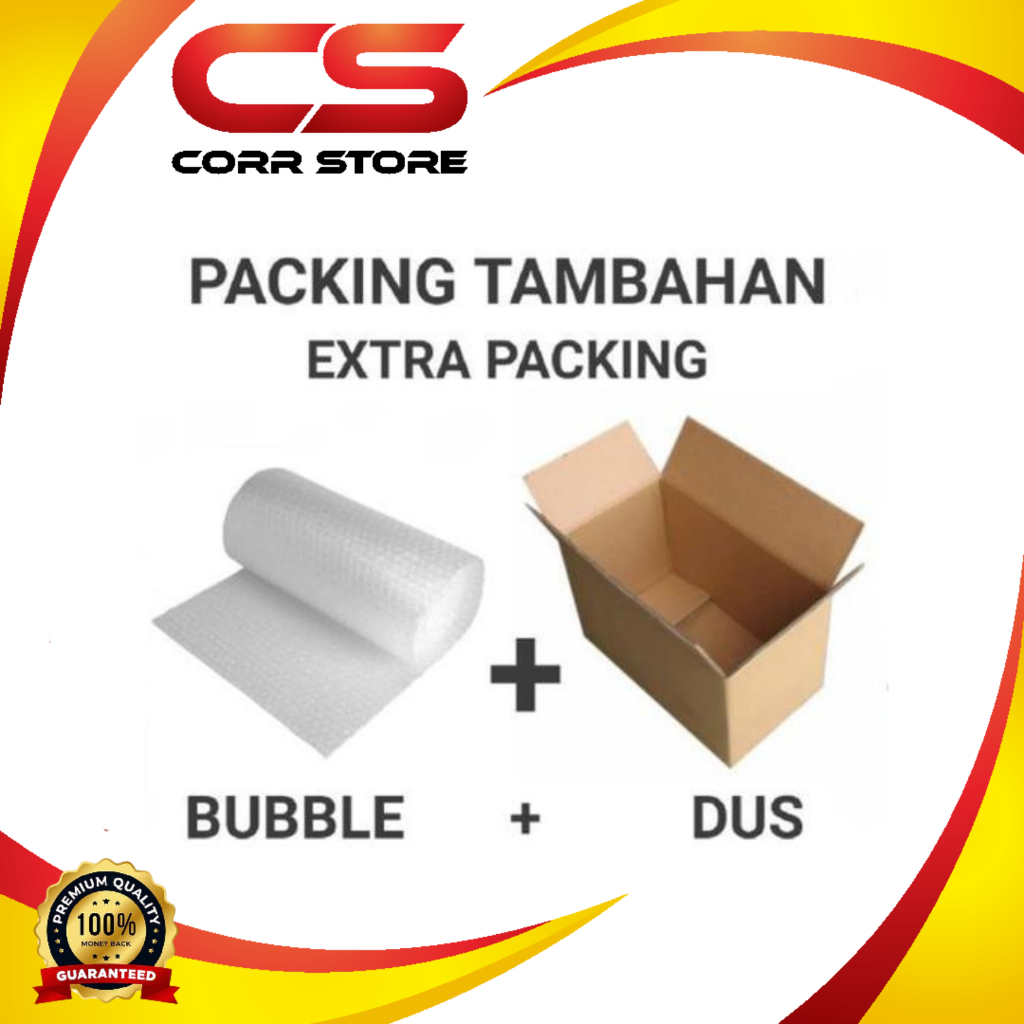

PACKING TAMBAHAN BUBBLE WARP DAN KOTAK / DUS UNTUK LEBIH AMAN
