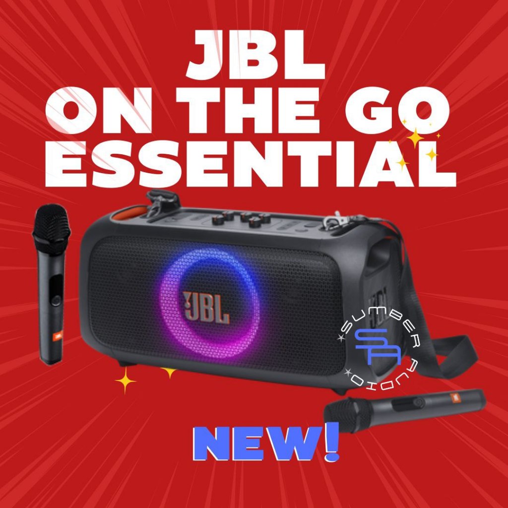 JBL Partybox On The Go ESSENTIAL / OnTheGo Speaker Karaoke free Mic Wireless JBL