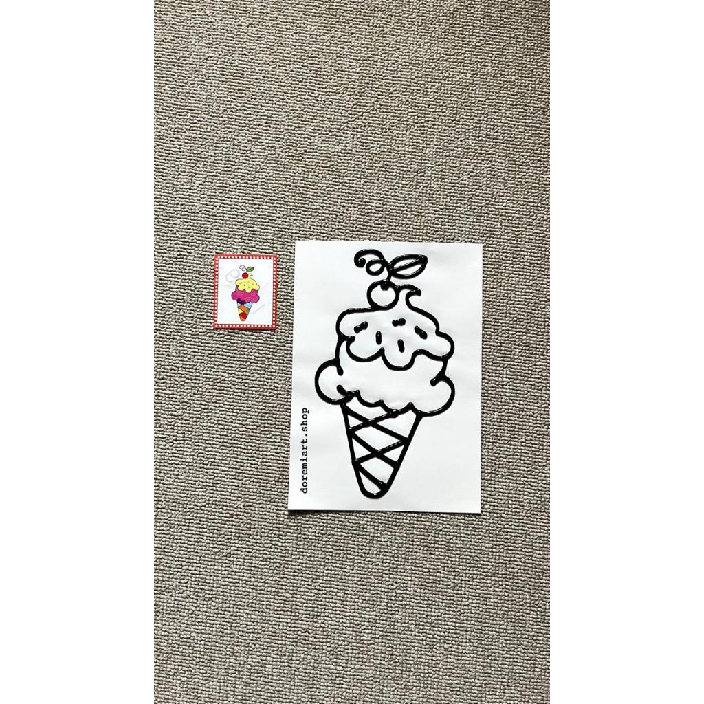 DIY Painting Rubber Cair 3D Mainan Edukasi Anak Prakarya Art / Karet Cair / Melukis Mewarnai Karakte