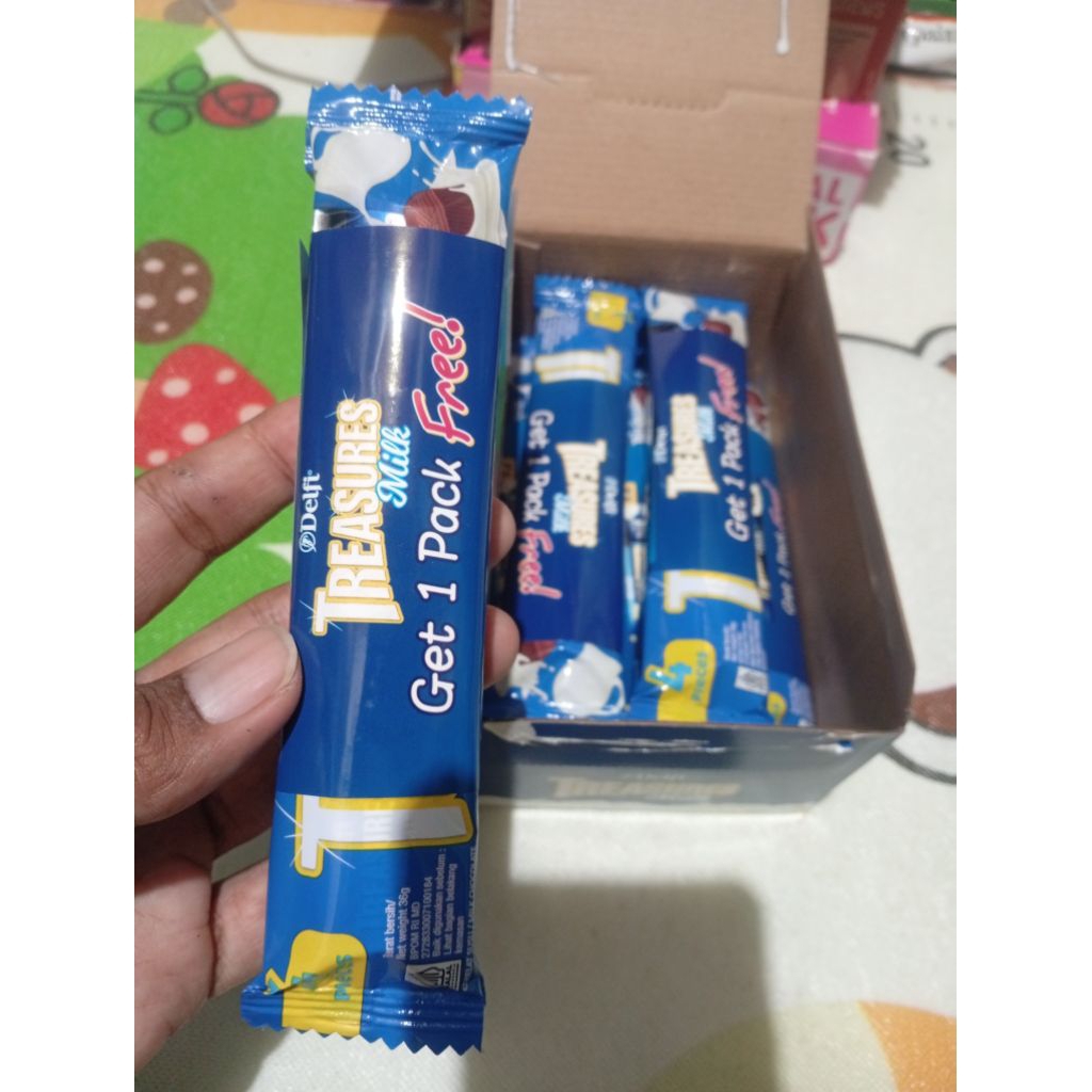 

Delfi Treasures milk coklat 36gr B1G1