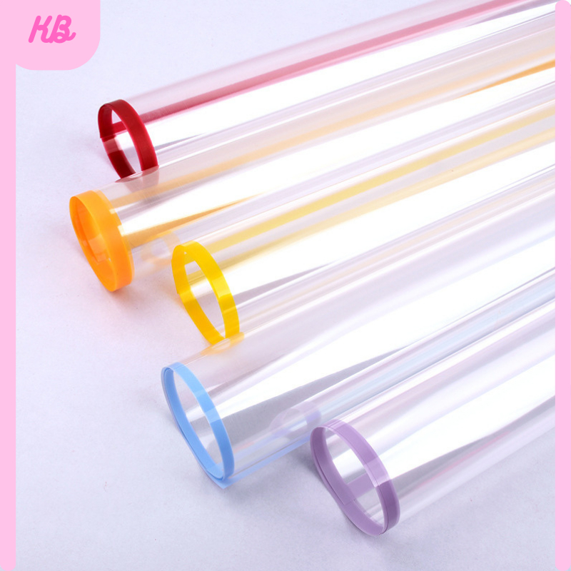 

Kertas Buket Bunga Transparan List Warna Flower Wrapping Waterproof KB6007