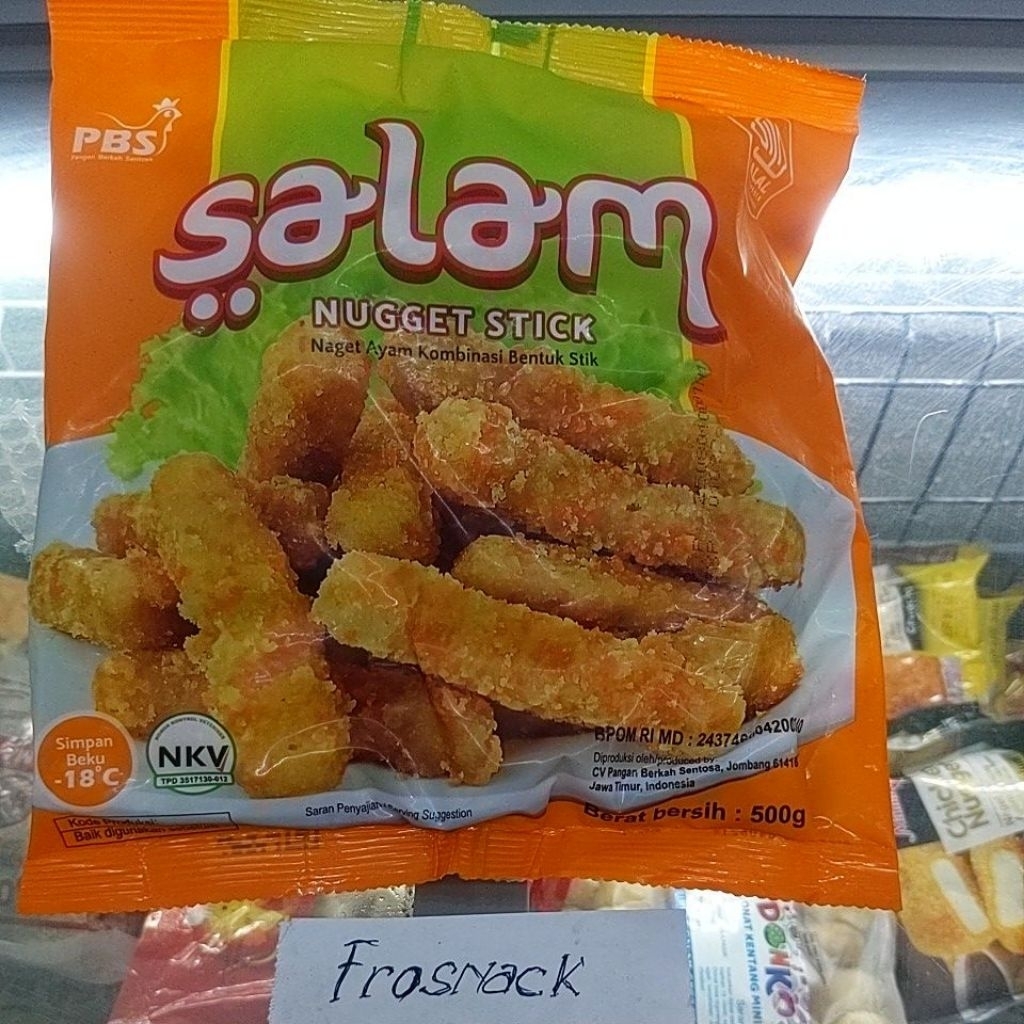 

Salam nugget stick 500 gram enak gurih