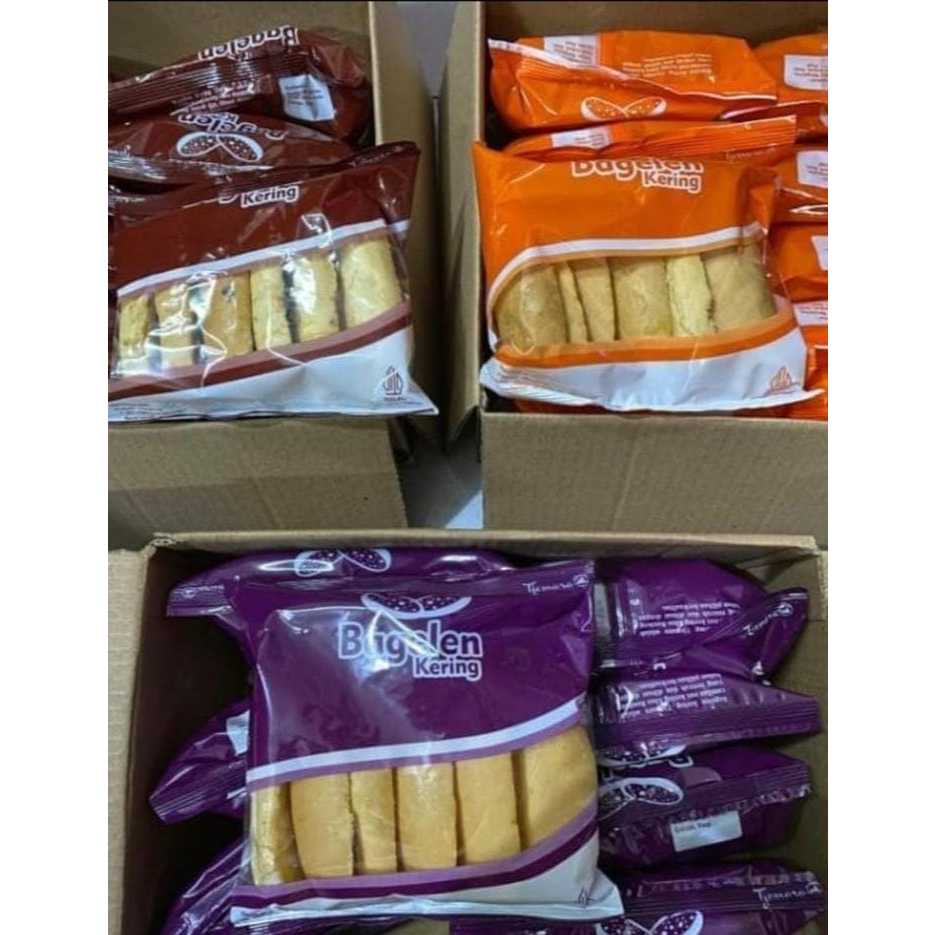 

Roti Bagelen Tjemara 1 dus isi 10pack x 60gr / Roti Kering Viral