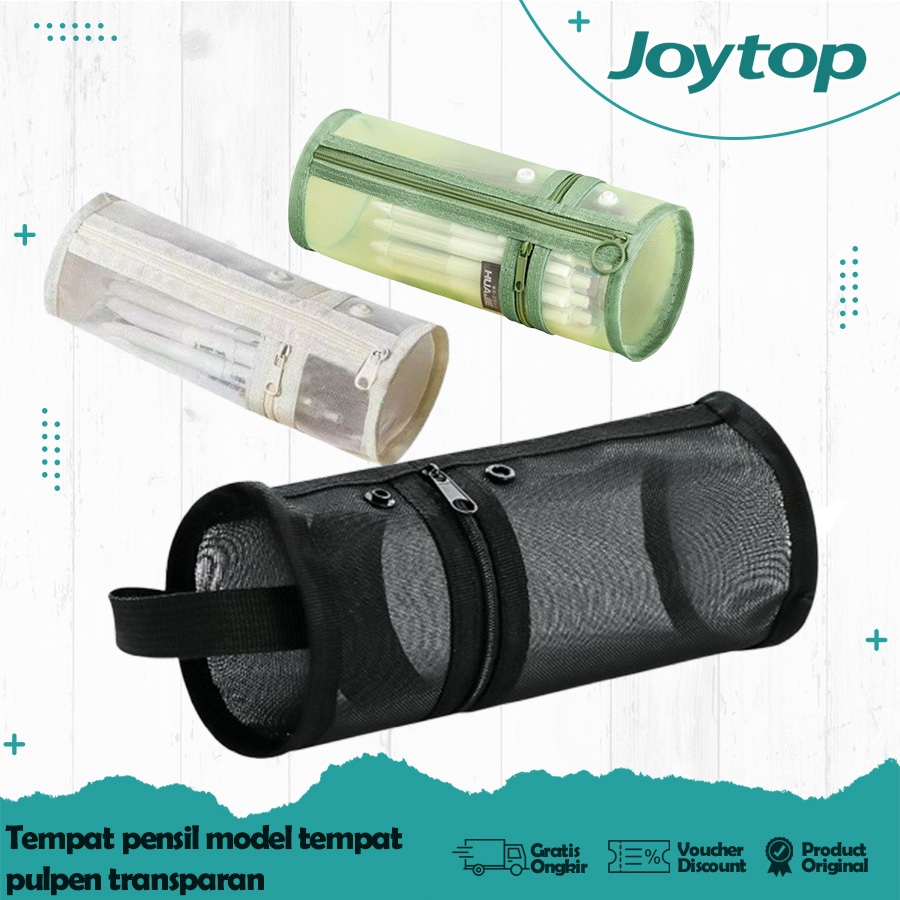 

JOYTOP Tempat Alat Tulis Transparant / Tempat Perlengkapan Sekolah