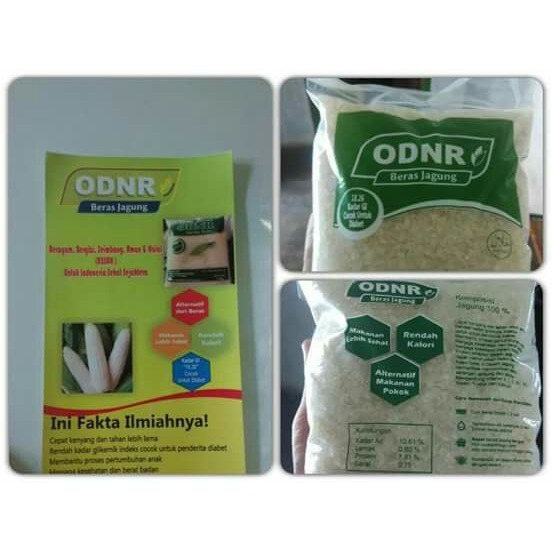 

[oddsolshop] pekanbaru/ODNR Beras Jagung 800 gr / Corn Rice