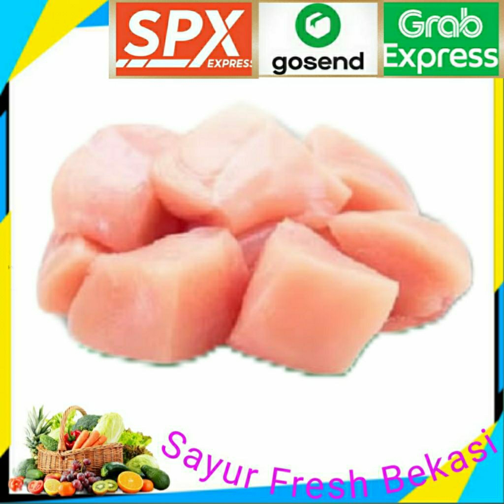 

Ayam Fillet Potong Kotak/Dadu 100gr.