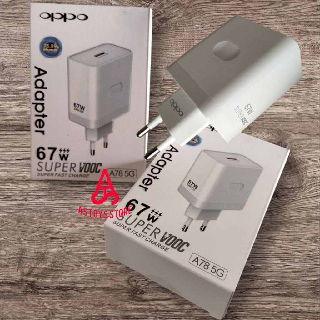 Adaptor cas oppo 67w kepala cas oppo batok cas oppo
