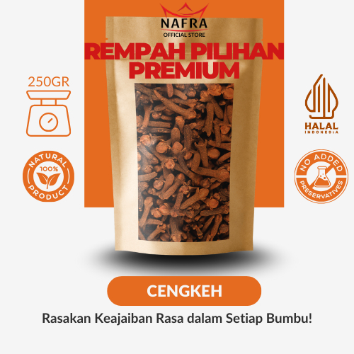 

Bumbu Nafra Cengkeh - Bumbu Dapur Terbaik, Penguat Rasa & Penghilang Amis