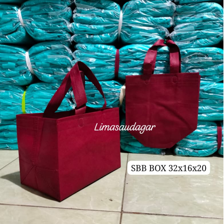 

Tas Spunbond Box Brownies 32x16x20 Lusinan isi 12pcs