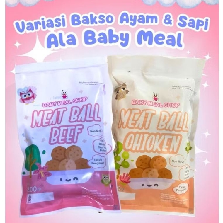 

Baby Meal Bakso Sapi / Bakso Ayam