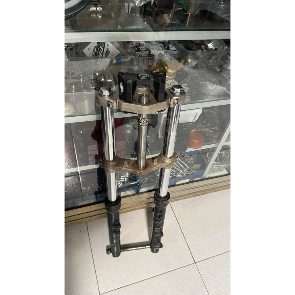 Shock skok sekok depan ninja rr original copotan pnp honda lanang
