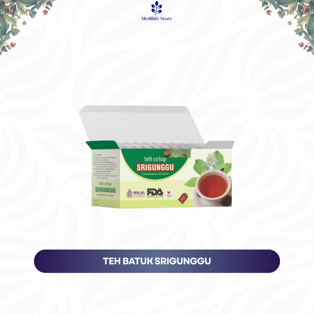 

TEH SRIGUNGGU - obat batuk herbal & gurah alami | melegakan tenggorokan, batuk & asma | BPOM resmi | isi 20 kantong