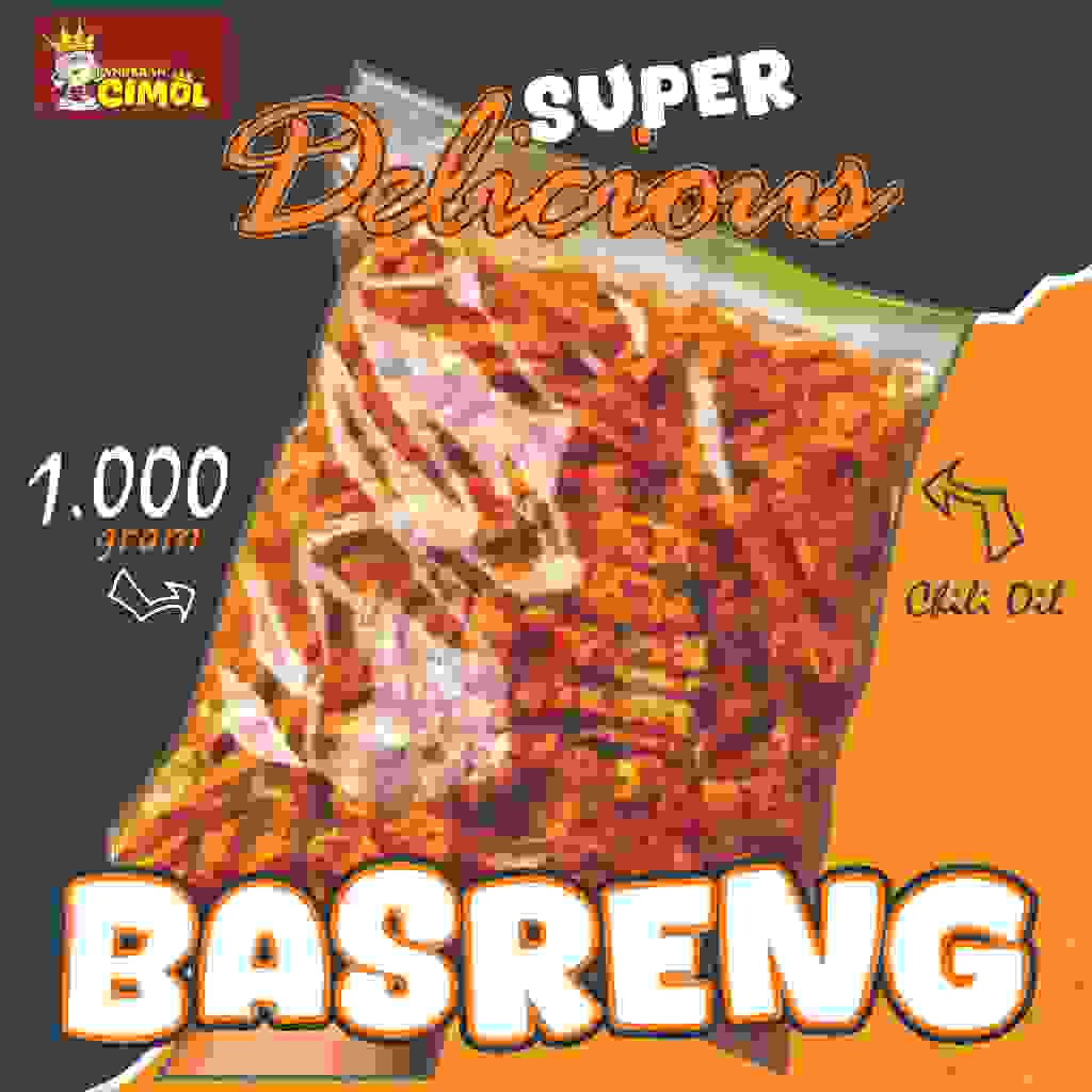 

[1 Kg] STIK BASRENG pedas daun jeruk bumbu melimpah