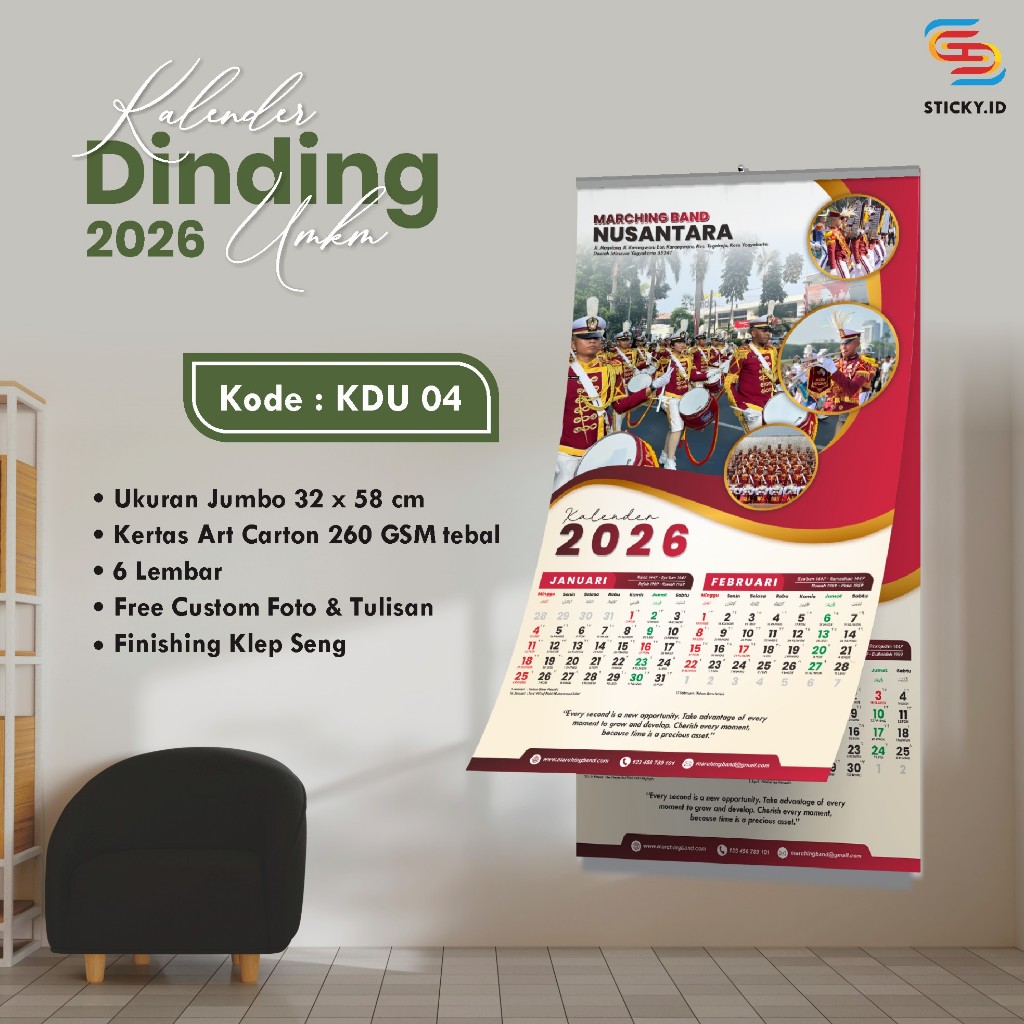 

KALENDER DINDING CUSTOM FOTO - CETAK KALENDER CUSTOM - KALENDER GLOSSY GROSIR