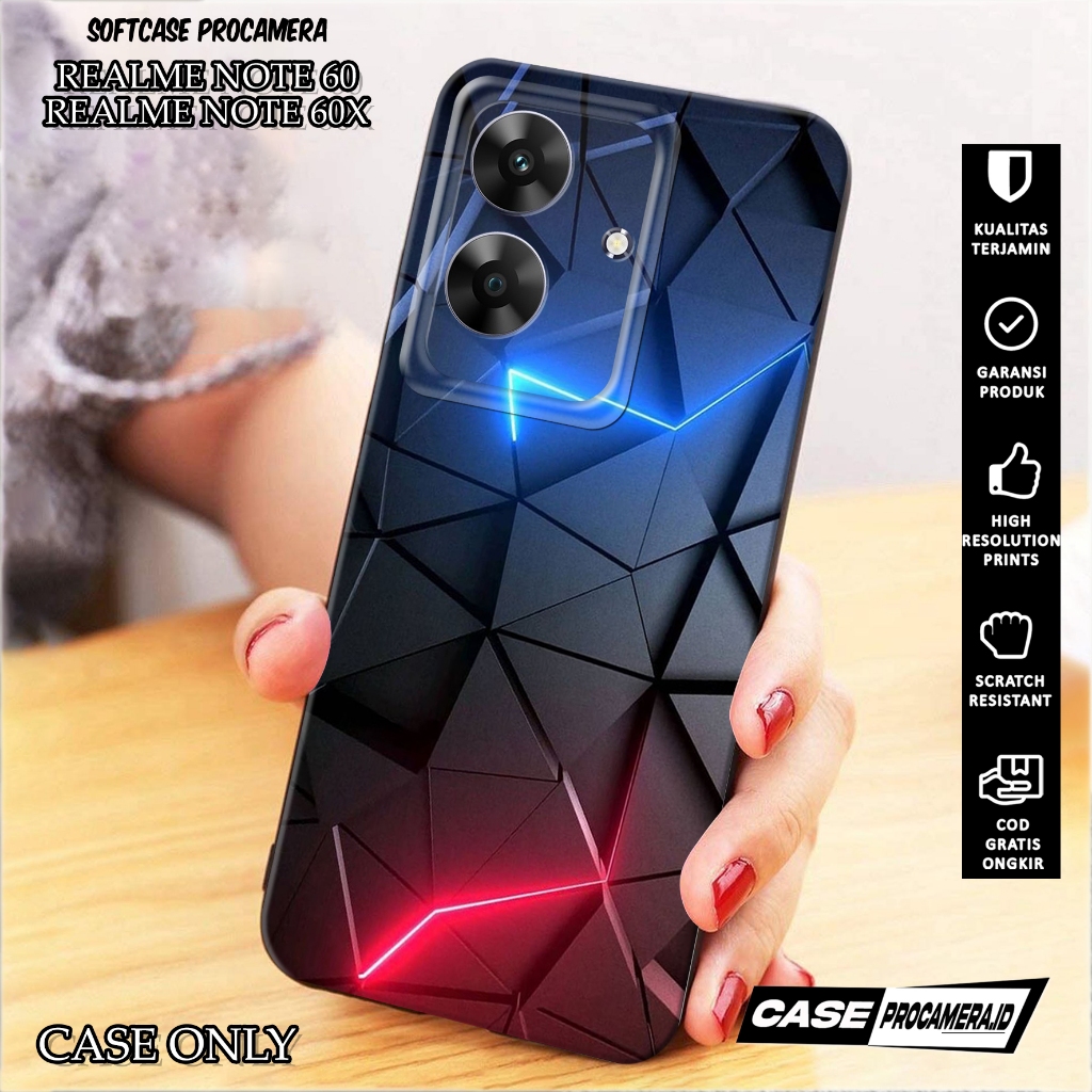 Case REALME NOTE 60 / REALME NOTE 60X - Casing REALME NOTE 60 / REALME NOTE  60X  [ AST ] Silikon RE