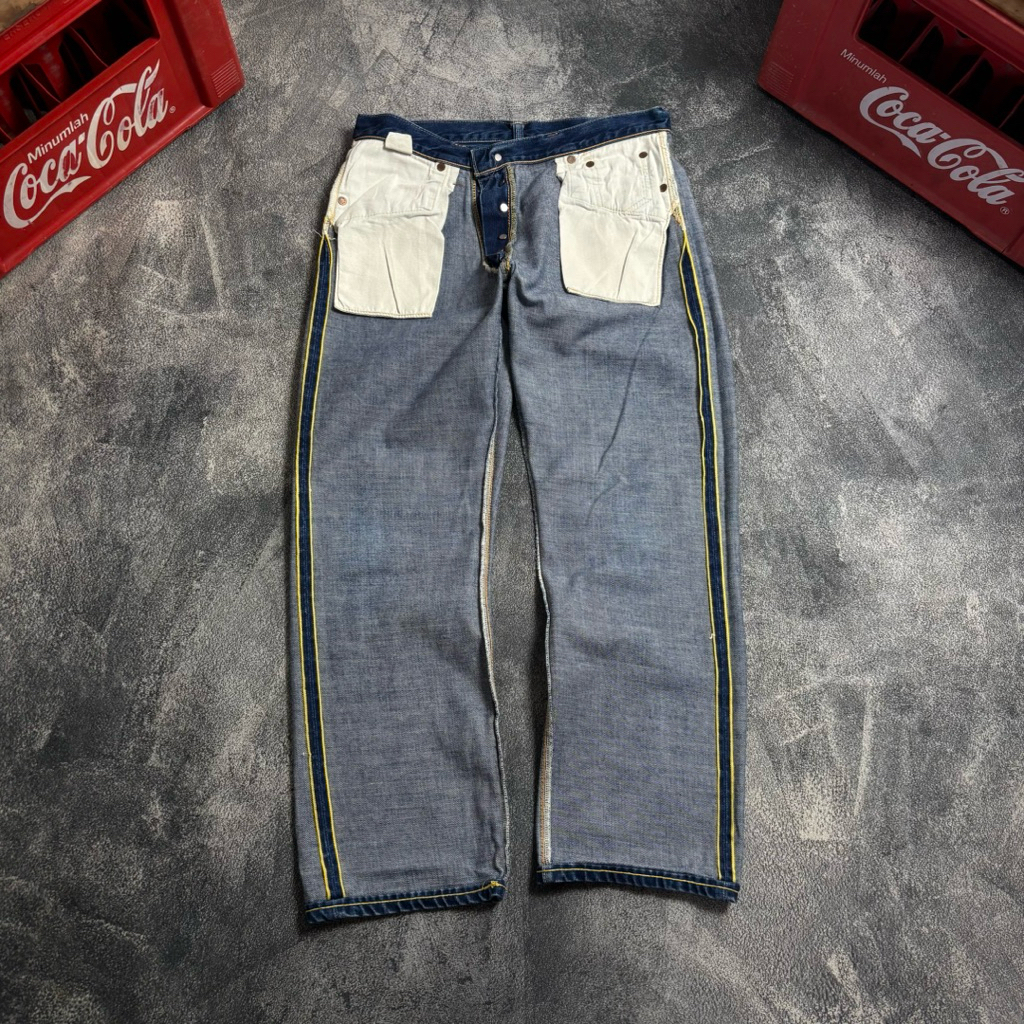 MADE IN INDIGO SELF EDGE JEANS