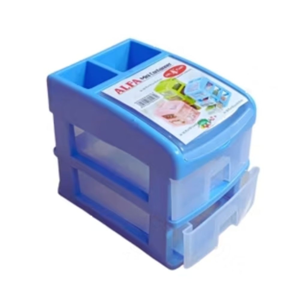 MINI CONTAINER 2 SUSUN OWL PLAST / LACI SUSUN PLASTIK MULTI 3 SUSUN