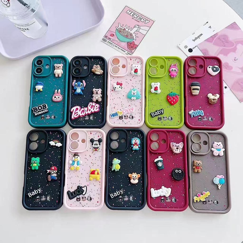 Case Hp 3D Karakter Lucu Premium For VIVO V40 / V40 Lite / V50 / V50 Lite / Y01 / Y02 / Y03 / Y1S / 